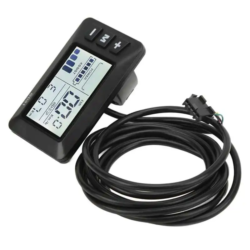 Electric LCD Display Meter 5 Pin Ordinary Connector Electric Bicycle Odometer fo - £220.48 GBP