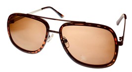 Timberland Tortoise Mens Plastic Square Aviator Sunglass,  Brown Lens TB7212 52E - $22.49