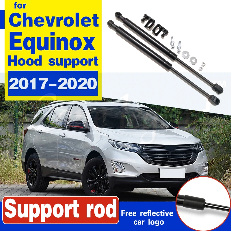 For Equinox 2017 2018 2019 2020 Car Bonnet Hood Support Hydraulic Rod Strut Bars - £121.18 GBP