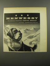 1954 Hennessy Cognac Ad - Hennessy The world's preferred Cognac Brandy - $18.49