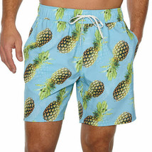 Ocean Current Men&#39;s Swim Trunks Shorts XXL Vivid Blue Pineapple Comfort ... - £18.06 GBP