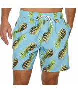 Ocean Current Men&#39;s Swim Trunks Shorts XXL Vivid Blue Pineapple Comfort ... - £18.11 GBP