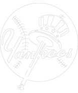 Yankees Metal Wall Art 12 1/2&quot; tall  x 16 1/2&quot; - $66.67 CAD