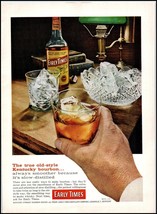 1950s Early Times Kentucky Straight Bourbon Whiskey PRINT AD BX1 - $121.83 MXN