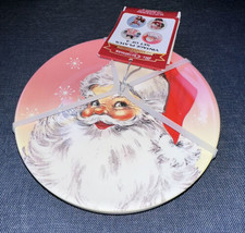 Mr. Christmas 90th Anniversary Vintage Style Christmas 8&quot; Dessert Plates 4Design - £37.02 GBP