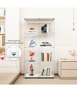 Glass Display Cabinet Storage Corner Four Level Double-Door 64”hx 32&#39;&#39;lx... - €691,56 EUR