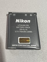 Nikon EN-EL10 Rechargeable Lithium-Ion Battery 740mAh ENEL10 EUC - £11.67 GBP