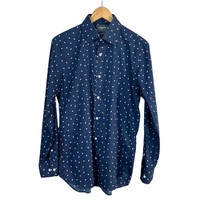 Bonobos Shirt Mens 16x35 Slim Fit Button Down Fruit Slice Long Sleeve Stretch - £20.01 GBP