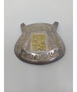 Vintage Sterling Silver 925 18k Gold Peru Brooch Pendant - £54.92 GBP