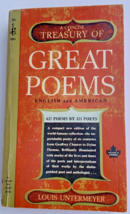 A Concise Treasury Of Great Poems - £17.13 GBP