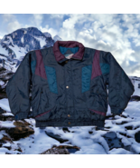 Vtg 80s 90s Extreme Limit M Color Retro Ski Jacket XL Coat Blue Maroon T... - £22.34 GBP