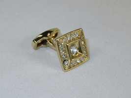 Men J.Valintin Cufflinks by Vitorofolo for French Cuff Shirt V39-63 Gold Diamond image 2