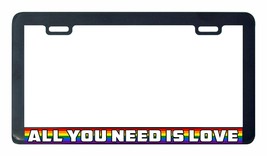 All You Need It&#39;s Love Gay Pride Rainbow LGBTQ Plate Frame-
show original tit... - £5.73 GBP