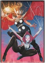 Spider-Man Spider-Gwen Gwenverse #3 Nakayama Art Figure Refrigerator Magnet NEW - £3.18 GBP
