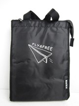 Insulated Lunch Bag Cooler Onuobao Paper Airplane Pattern, Black, 12.5&quot;x9.5&quot;x6&quot; - £11.06 GBP