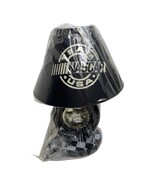 Vintage NASCAR Racing Lamp Tire Checkered Night Light Desk Lamp W/Shade ... - $752.44 MXN
