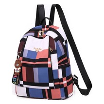 Women&#39;s Backpack Fashion Hit Color Waterproof Ox Cloth Lightweight Multi-Pocket  - £28.30 GBP