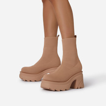 Spring Autumn New Fashion SoBoots Platform Martin Boots Height Increasing Mesh B - £42.16 GBP
