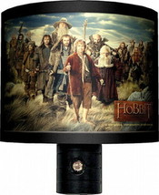 The Hobbit: An Unexpected Journey Bilbo Gandalf &amp; Dwarves Night Light NEW UNUSED - £5.80 GBP