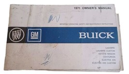 1971 Buick Lesabre Estate Centurion Electra 225 Owner&#39;s Manual - £3.05 GBP