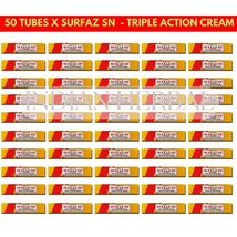 50 Tubes Surfaz Triple Action Multi-Function AntiFungal Cream 10gm -Free... - £133.67 GBP
