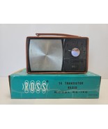 Ross RE-140 Portable Radio , 14 Transistor AM/FM w/ Box &amp; Booklet - $26.14