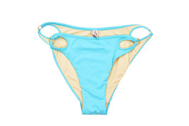 AGENT PROVOCATEUR Womens Bikini Bottoms Bright Solid Elastic Blue Size S - £70.53 GBP