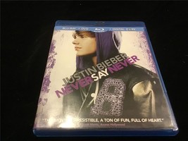 Blu-Ray Justin Bieber: Never Say Never 2011 Justin Bieber, Boys II Men,Miley Cyr - $9.00