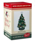 Disney Parks Retro Ceramic Light Up Christmas Tree Decor W/ Box 13.5&quot; H ... - $1,975.57 MXN