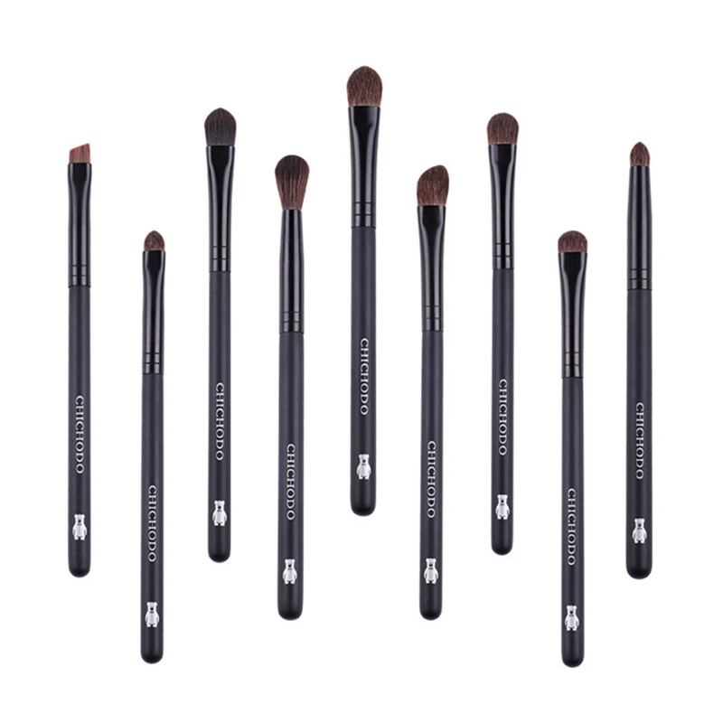 W makeup brush set pony hair eye shadow smoky blending eyebrow make up pencil concealer thumb200