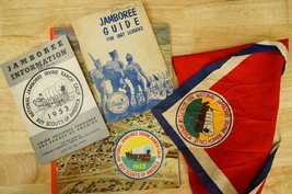 Vintage BSA Boy Scouts Souvenir Paper Lot 1953 National Jamboree Irvine ... - $44.54
