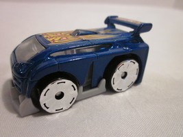 Hot Wheels McDonald&#39;s 2004 Blings Hyperliner Blue Red Flames Happy Meal ... - £5.58 GBP