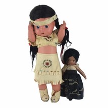 Vintage Dolls Grand Canyon Souvenir Ca. 1048 Composition Native &amp; Mexican Girl - £33.63 GBP