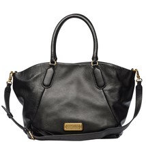 Marc Jacobs New Q Fran Black Italian Leather Shoulder Tote Bag Pursenwt! - £237.40 GBP