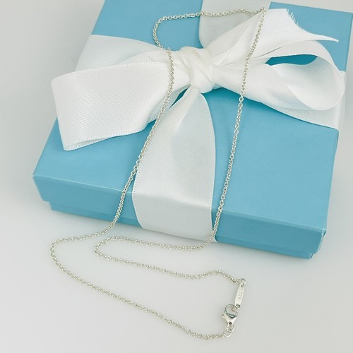 16&quot; Tiffany &amp; Co Chain Necklace 1.5mm Thick  Large Links with Lobster Clasp - $129.00