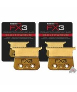 2x Babyliss Pro FX703G FX3 DLC Titanium Ultra-Thin Blade Zero Gap Blade - $113.99