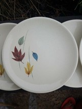 8 Vintage Franciscan Autumn Leaves MCM Bread Butter Plates Mid Century Modern - £36.18 GBP
