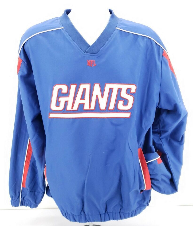 Primary image for NFL Team Apparel New York Giants Vintage Pullover Jacket Large