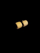 Vintage Givenchy Bijoux Paris Chunky Chain Link Chunky Clip On Earrings  - $74.25
