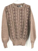 Rare VTG 70s Indeed for Hilton Mens Sweater M NWOT Intarsia Purple Knit ... - $89.05