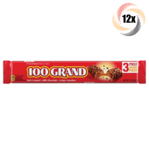 12x Packs 100 Grand King Size Chocolate Caramel Candy Bars 2.2oz | Fast Shipping - £25.86 GBP