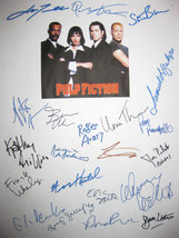 Pulp Fiction Signed Script Film Movie Screenplay X21 Autographs John Travolta Um - £15.97 GBP