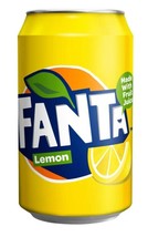 2 Cans of Fanta Lemon 330ml/11 oz Each -From Denmark-Free Shipping - $26.13