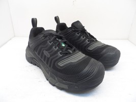 KEEN Men&#39;s CSA Kansas City Carbon-Fiber Toe Work Shoe 1025725 Black Size 8.5D - £56.34 GBP