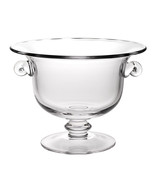 13 Mouth Blown Crystal Trophy Centerpiece Fruit Or Punchbowl - $3,422.21 MXN