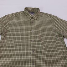 Columbia AM7837 Men's Green Plaid Short Sleeve Button-Up Shirt Size XL image 8
