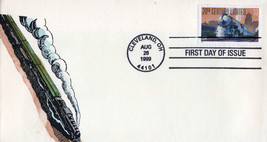 US 3335 FDC Famous Trains, 20th Century Ltd hand-painted SMB ZAYIX 01240271 - $10.00