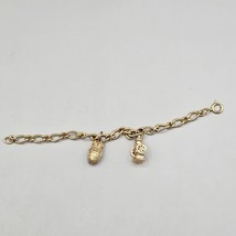 Vintage Avon Charm Bracelet Gold Tone Owl And Mechanical Dangle Charms 6... - $19.99