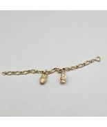 Vintage Avon Charm Bracelet Gold Tone Owl And Mechanical Dangle Charms 6... - €17,42 EUR