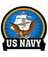 US Navy Sign Insignia Badge Edible Cake Topper Image ABPID00010V2 - $532.69 MXN